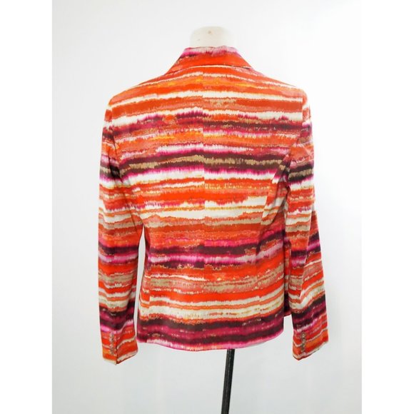 Jones New York Blazer, Watercolor Stripes - Picture 5 of 6